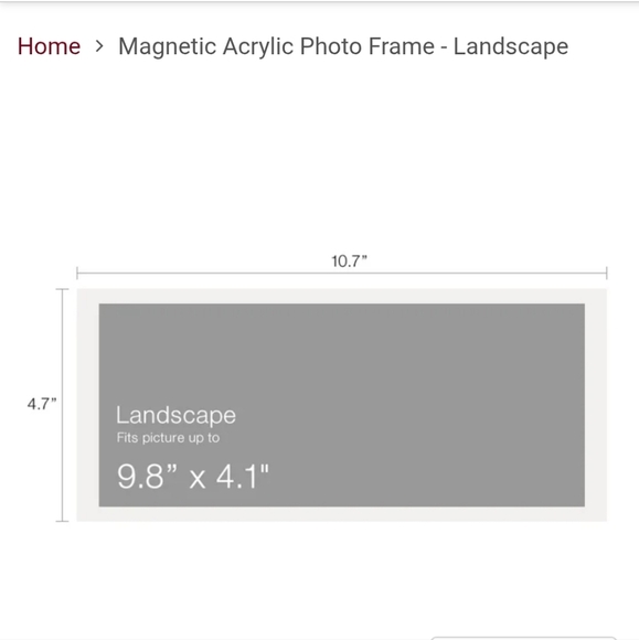 ❤️BUY 2 GET 1 FREE MUJI Magnetic Acrylic Photo Frame - Landscape - Picture 5 of 7